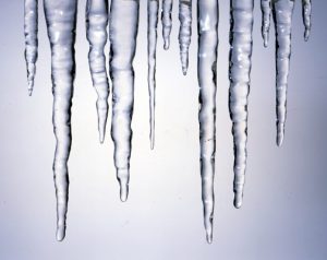 Icicles and refrigerator temperatures
